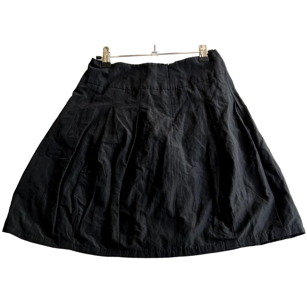 Max&Co. Mini Skirt Women Size 2 Black Pleated Coquette Dark Academia School Girl